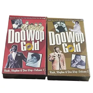 Time Life Doo Wop Gold VHS Tapes Rock Rhythm Doo Wop Volume 1 &2 New Sealed Lot - Picture 1 of 5