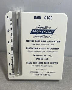 Misuratore pioggia Cooperative Farm Credit Warrenton, Virginia confezionato in scatola �� - Foto 1 di 4