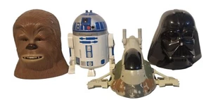 Chewbacca / Endor, R2-D2 / Palace, Darth Vader / Bespin, Slave 1 / Tatooine (J9) - Imagen 1 de 12