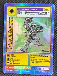 MetalEtemon Bo-27 1st Edition Holo Digimon Card Bandai 1999 Foil [2] - Picture 1 of 6