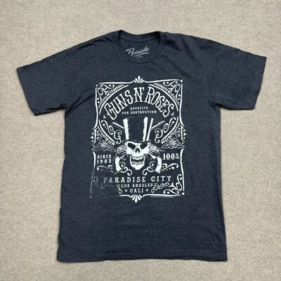 Camiseta Gráfica Guns N Roses Para Hombre Talla M Gris Manga Corta Cuello Redondo Bravado Foto 1 de 4