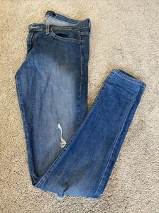 Flying Monkey Damenjeans Blau Denim Schwarz Ombre Größe 28 - Bild 1 von 10