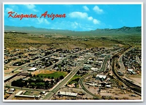 Kingman, Arizona, Aerial View, Vintage Post Card - Picture 1 of 2