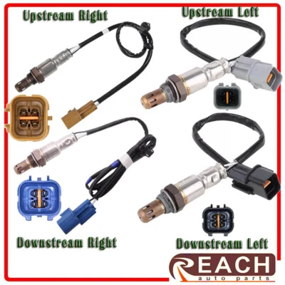 Set Of 4 O2 Oxygen Sensor For 2014 2015 2016 2017-18 Kia Sedona V6 Upper+Lower - Image 1 of 4