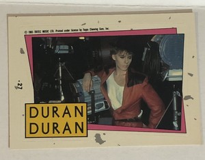 Duran Duran Trading Card 1985 #27