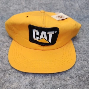 Cappello camionista vintage gatto bruco giallo toppa berretto snapback tonkin USA - etichette - Foto 1 di 7