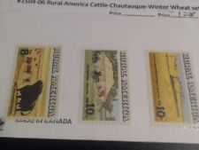 Scott #1504-1506 Rural America.Cattle-Chautauque Winter Wheat set. MNH.