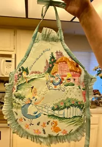 Grembiule bavaglino vintage Disney Alice e il coniglio bianco - Foto 1 di 1