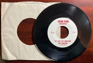 (2) items: Tony Conigliaro - Boston Red Sox -  45 rpm record, promotional card - Picture 1 of 3