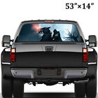 14" x 53" Rear Window Grim Reaper Graphic Tint Decal Sticker For Truck Jeep SUV