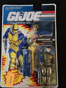 1991 GI JOE BARRICADE Figur, SEALED, Great Card, See Pics! - Bild 1 von 7