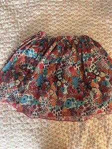 Girls baby CZ floral mini skirt, size 4T Liberty Of London - Picture 1 of 2