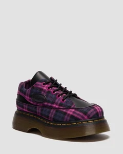 Neu im Karton*Damen*Dr. Martens*Buzz 5-Loch-Tartanschuh**6-10*schwarzer Pink*Doc Martens - Bild 1 von 5