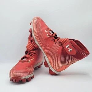 Under Armour Mens Red Size 8 UA Highlight Franchise Football Cleats 3023718-601 - Picture 1 of 16