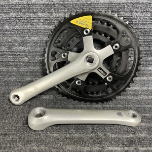 Juego de bielas triple Shimano FC-M400 Exage 400LX negro 175 mm Biopace 48/38/28t Japón - Imagen 1 de 6