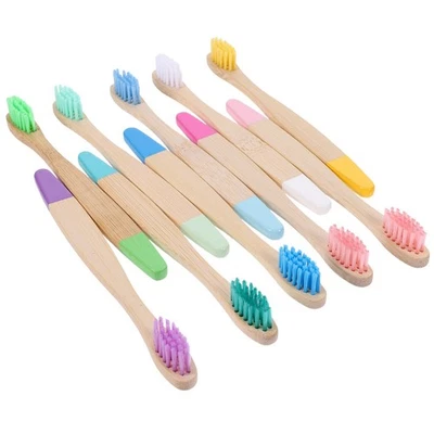  10 Pcs Spazzolino Da Viaggio Bambini Spazzolini Denti Per Smetti Di Dente - Immagine 1 di 4