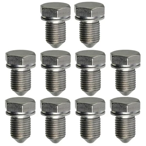Ölwanne Ablassschrauben für VW Golf Polo T4 T5 T6 N90813201 Febi 48871 10X - Bild 1 von 3