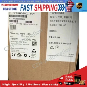 New Siemens 6SE6440-2UD27-5CA1 6SE64402UD275CA1 MICROMASTER440 without filter - Picture 1 of 1