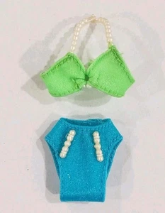 Barbie Pearl Beach Skipper Bikini 1997 Mattel Vintage Traje de baño - Solo traje  - Imagen 1 de 6
