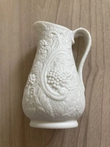 Portmeirion Small White Jug Collectable Ceramic Pottery Parian England Bud Vase - Picture 1 of 8
