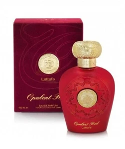 Opulent Red 100ml EDP by Lattafa Floral Jasmine Amber Resins Patchouli Wood GIFT - Picture 1 of 2