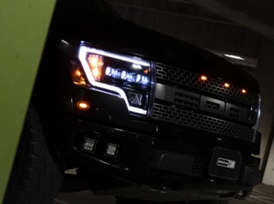 FAROS LED FORD F150 2009-2014 MORIMOTO XB secuencial LF506 REFLECTOR TRANSPARENTE - Imagen 1 de 7