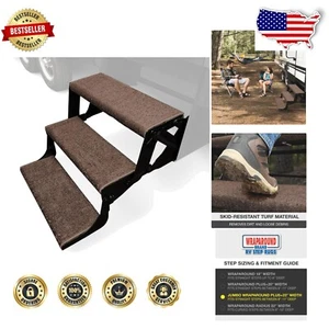 Alfombra escalonada ESPRESSO RV paquete de 3 - 23 pulgadas, ajustable, fácil de limpiar y resistente al deshilachado - Imagen 1 de 8