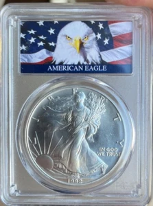 1992  Silver American Eagle Dollar  PCGS MS 70 - Picture 1 of 4