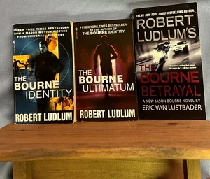 The Bourne Identity, The Bourne Ultimatum & The Bourne Betrayal Paperback Books - Picture 1 of 1