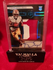 2022 Panini National Treasures Football Tyrion Davis Price Midnight 19/20 2...