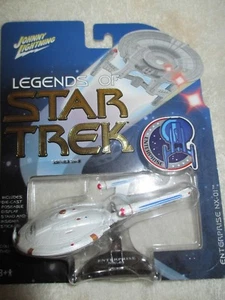 Johnny Lightning Legends Of Star Trek Rare White Lightning Enterprise NX-01 - Picture 1 of 1
