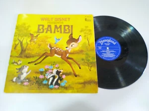 Bambi Walt disney Banda Sonora y Cuento Castellano 1970 LP Vinilo 12" G+/G+ - Bild 1 von 9