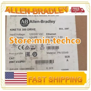 Nuevo Servoaccionamiento Allen-Bradley 2097-V33PR1 SER A Kinetix 300 sellado de fábrica - Imagen 1 de 3