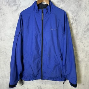 Chaqueta Polo Sport Ralph Lauren Para Hombre XL 28x28.5 Azul Cremallera Completa Abrigo de Lluvia - Imagen 1 de 16