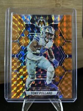 Tony Pollard /199 Orange Prizm 2023 Panini Mosaic #56 Dallas Cowboys