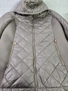 BCBGeneration Damen Jacke taupe leichte Rautensteppung gefütterte Kapuze Gr. XL - Bild 1 von 24