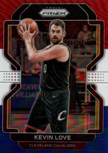 2021-22 Panini Prizm - Kevin Love #115 Red White & Blue Prizm - Picture 1 of 2