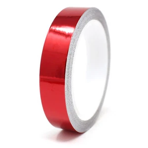 8.5m decorative strips 15mm chrome red car motorcycle decorative strips side strips - Picture 1 of 7