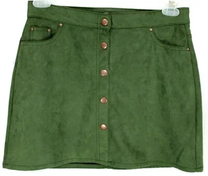 NUEVO SIN ETIQUETAS Wonder Nation Niñas 18/2XG Mantequilla Suave Cazador Verde Elastizado 5 Bolsillos Falda - Imagen 1 de 4