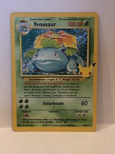 Venusaur 15/102 Holo Rare - 2021 Pokemon Celebrations Anniversary 25th NM - Picture 1 of 6