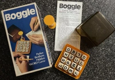 Boggle Hidden Word Game Vintage 1976 COMPLETE - Parker Brothers Near Mint - Image 1 of 4