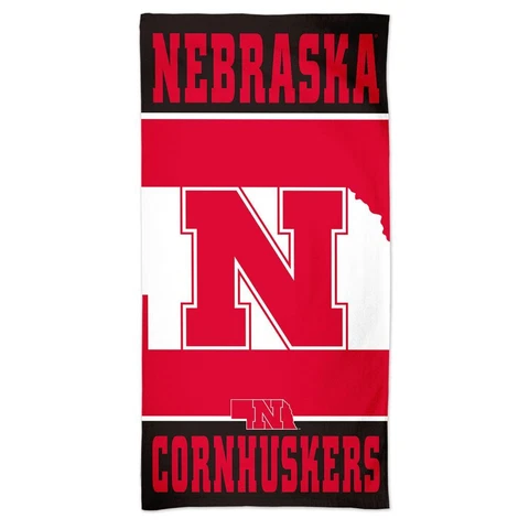 NEBRASKA CORNHUSKERS 30"X60" FIBER SPECTRA BEACH TOWEL NEW WINCRAFT 🌽 Cover