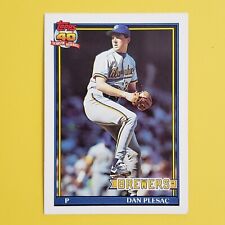 1991 Topps Dan Plesac #146 Milwaukee Brewers Baseball Card