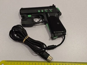 MICROSOFT XBOX ORIGINAL LIGHT GUN BLASTER PISTOL GAME CONTROLLER CONTROL Black - Picture 1 of 3