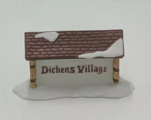 Department 56 Dickens Village Accessories Dickens' Village Sign 65692 1987 - Picture 1 of 8