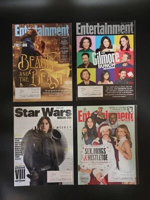 Entertainment Weekly 2016-17 Lot Of 8 Beauty Beast Star Wars Wolverine FN/VF - Image 1 of 4