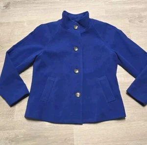 Chaqueta para mujer Evan Picone Petite azul con botones talla PM - Imagen 1 de 15