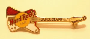 Pin insignia Hard Rock Café Niagara Falls 1996 rojo y blanco reverso Firebird HRC - Imagen 1 de 8