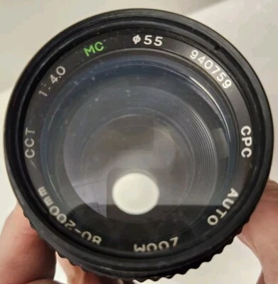 Camera lens Korea CPC  Zoom 80-200mm CCT 933249 vintage 1:4.0 fits Nikon camera - Image 1 of 4