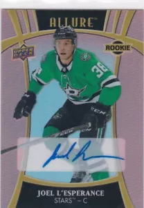 2019-20 Allure Pink Diamond Joel L'Esperance Auto /59 RC Stars Free Shipping! - Picture 1 of 2